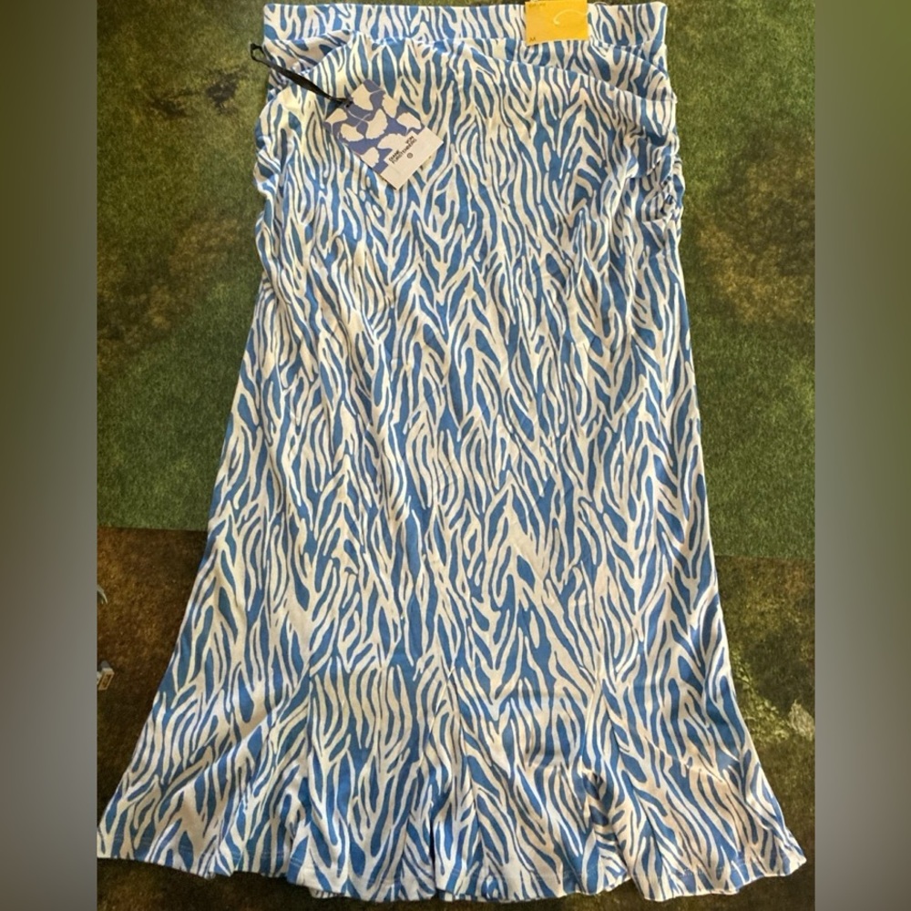 Diane Von Furstenberg Knit Skirt NWT Zebra Print
